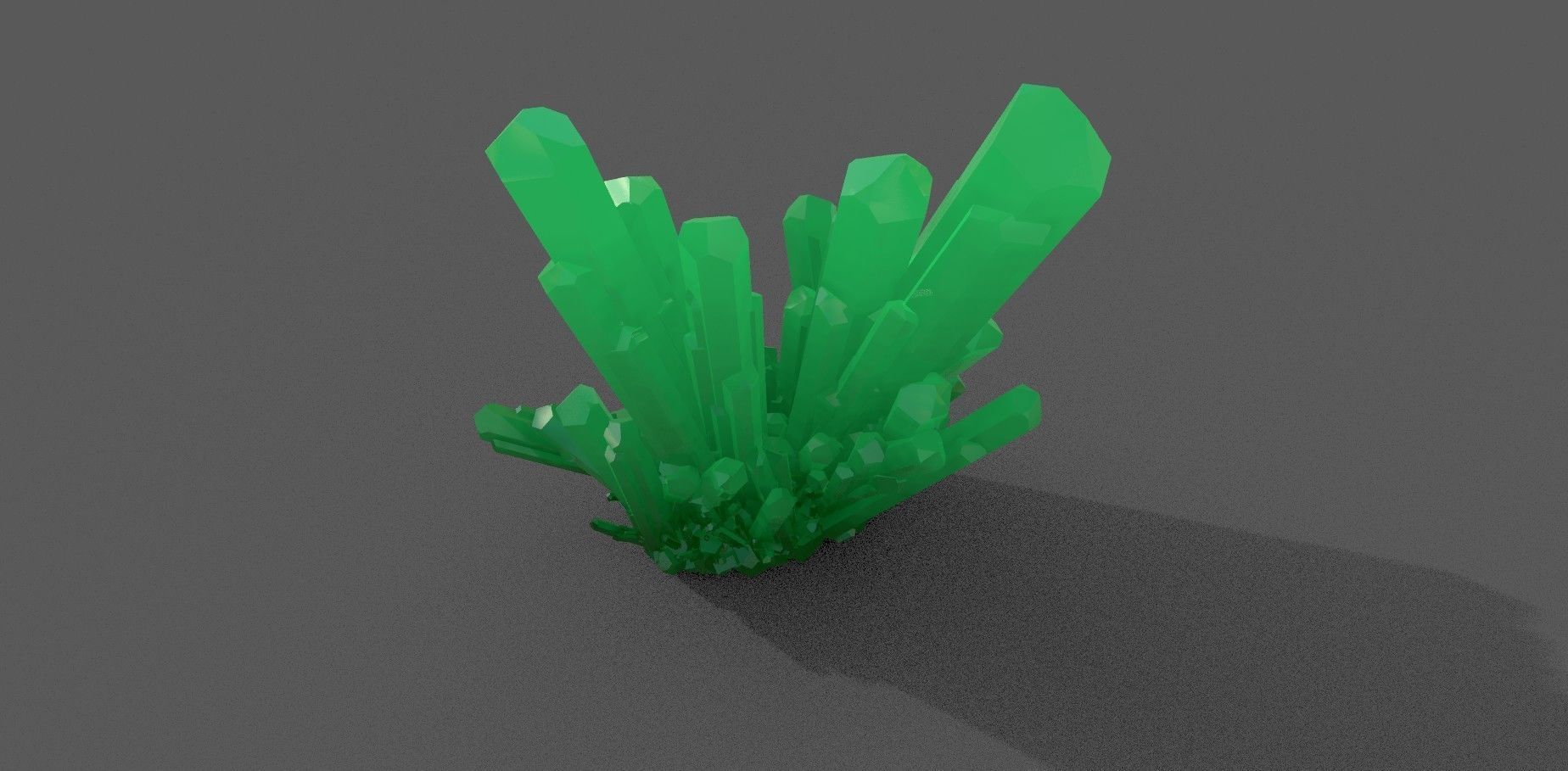 Crystal Rock Low-poly 3D model Low-poly 3D model_9