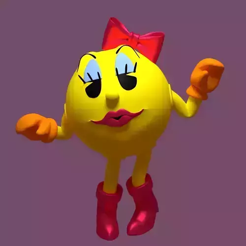 Ms Pacman Model 3D model
