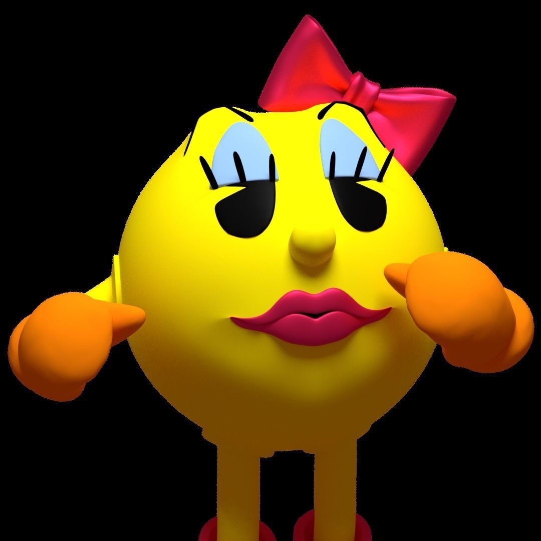 Ms Pacman Model 3D model_5