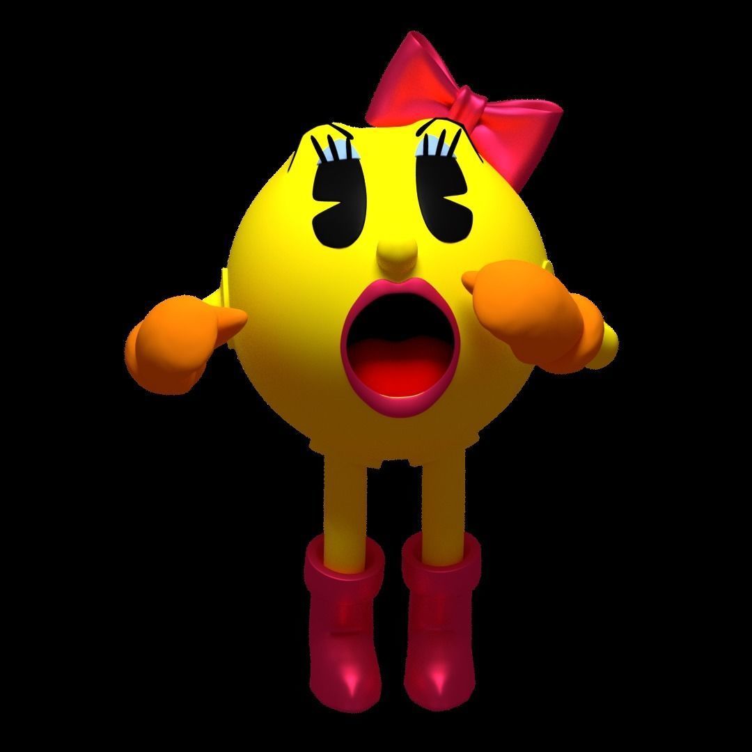 Ms Pacman Model 3D model_3