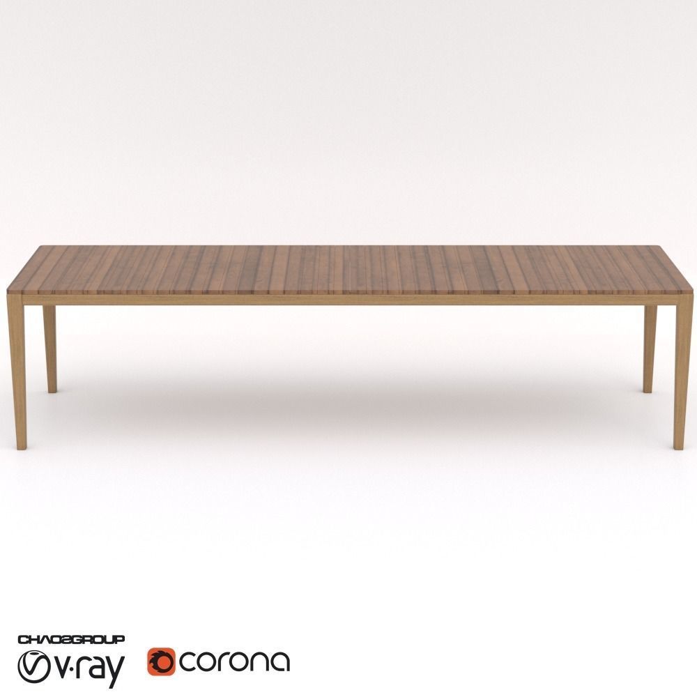 Dinner Table Gana - Corona - Vray 3D model_1