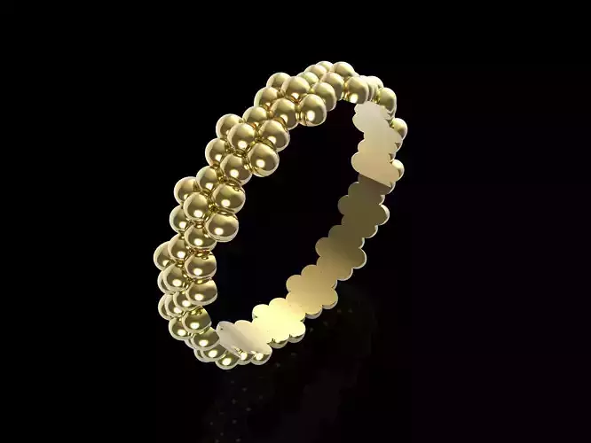 Classic Daisy Flower Band Ring