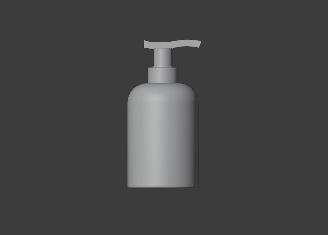 Soap Dispenser - High Quality Free low-poly 3D model_7