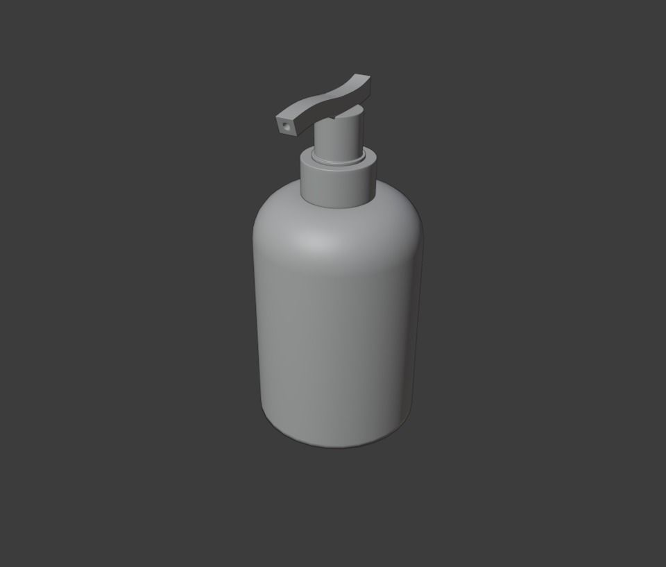 Soap Dispenser - High Quality Free low-poly 3D model_8