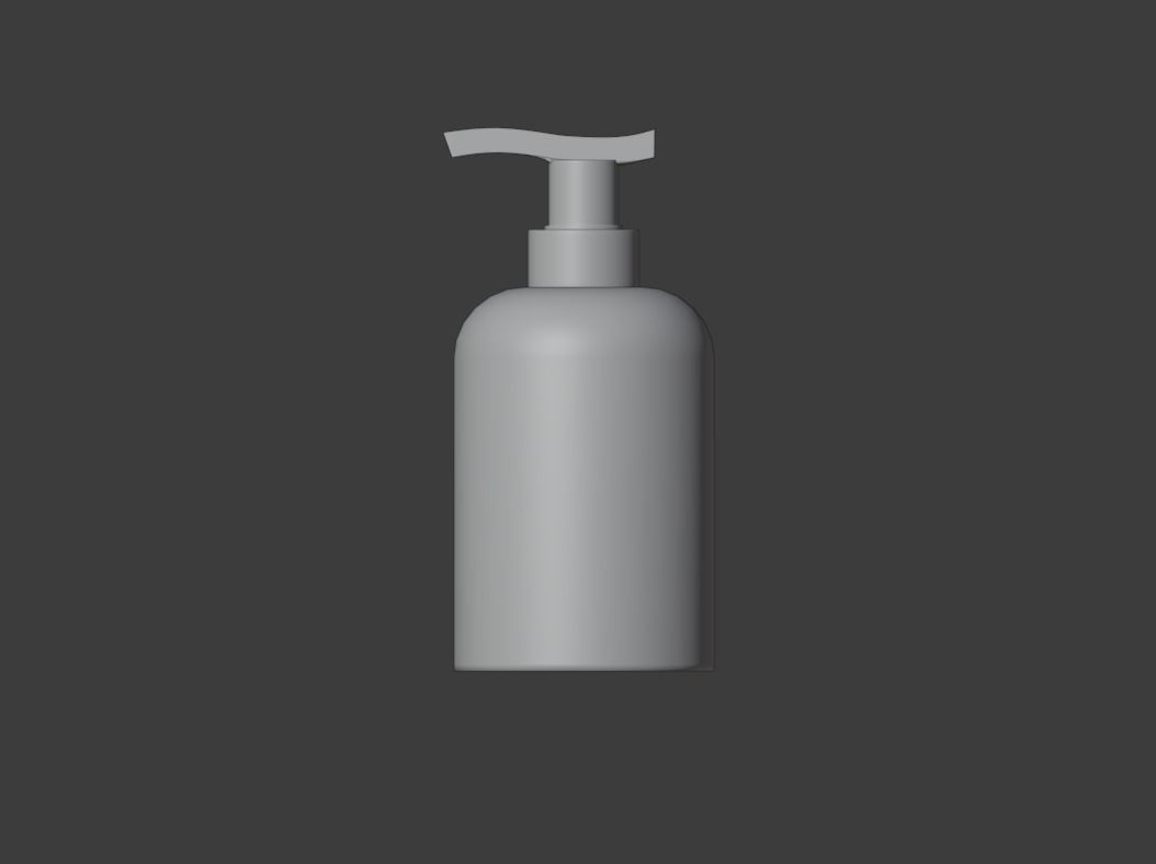 Soap Dispenser - High Quality Free low-poly 3D model_4