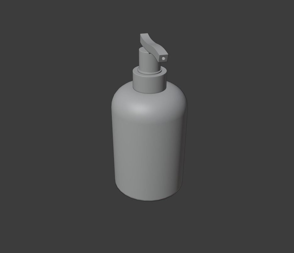 Soap Dispenser - High Quality Free low-poly 3D model_9