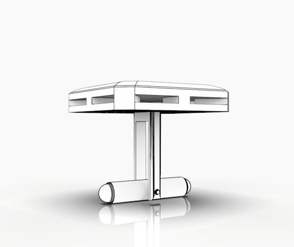 Gemini Cufflink 3D print model_30