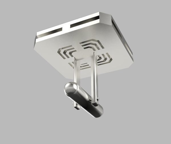 Gemini Cufflink 3D print model_20