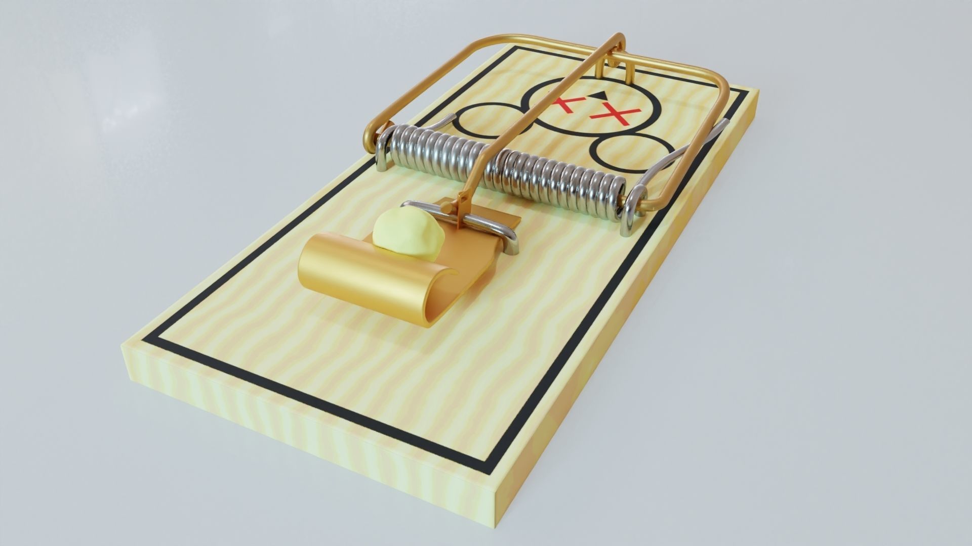 Mousetrap 3D model_2
