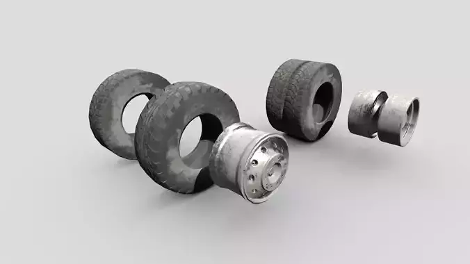 Wheels Gameready set of tires