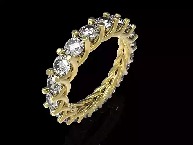 Trellis Wishbone Ring