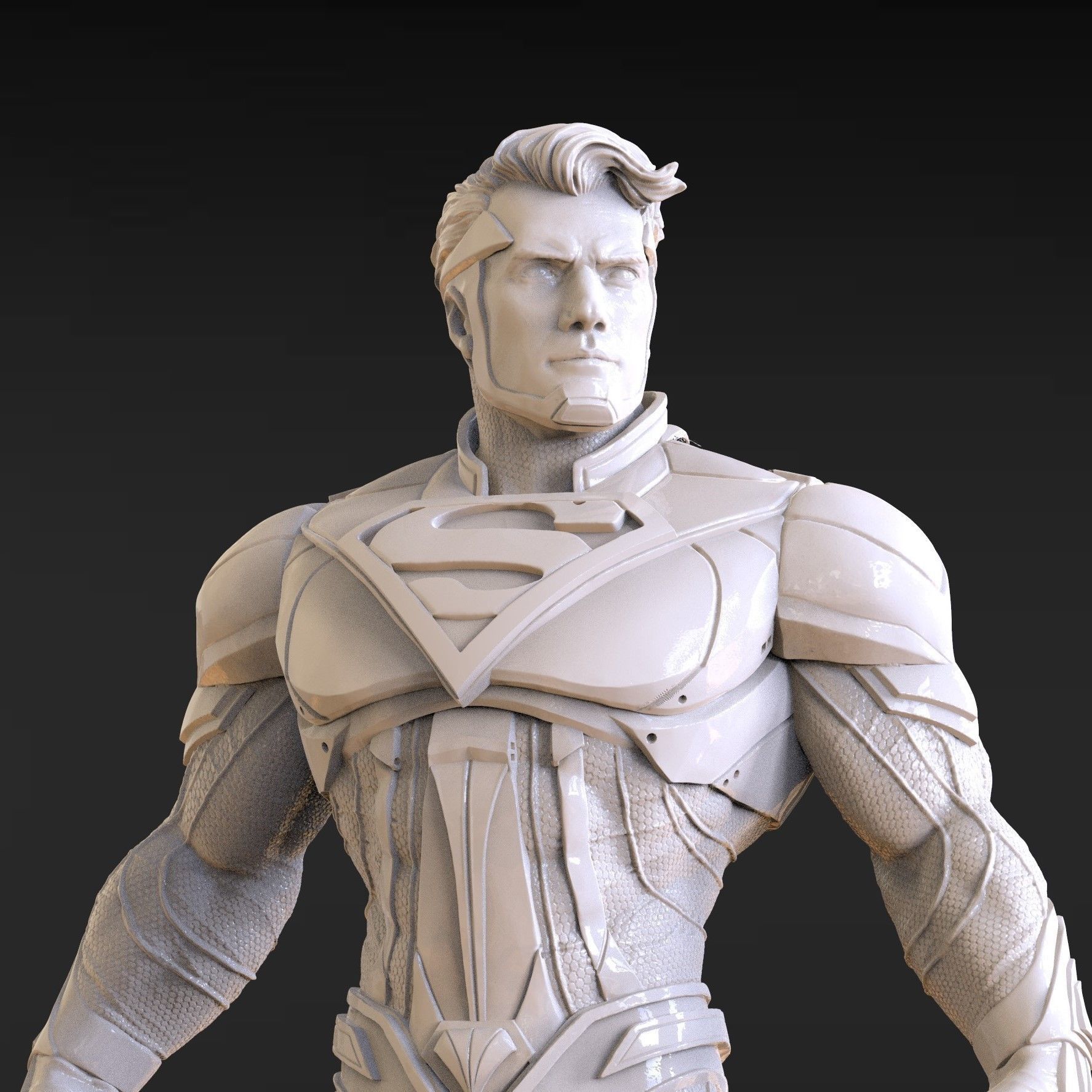 Superman DC justice league 3D print model_3