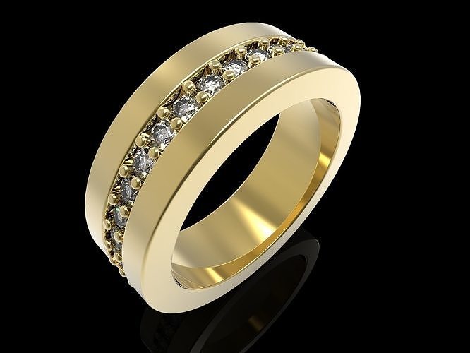 Wishbone Middle Ring 3D print model