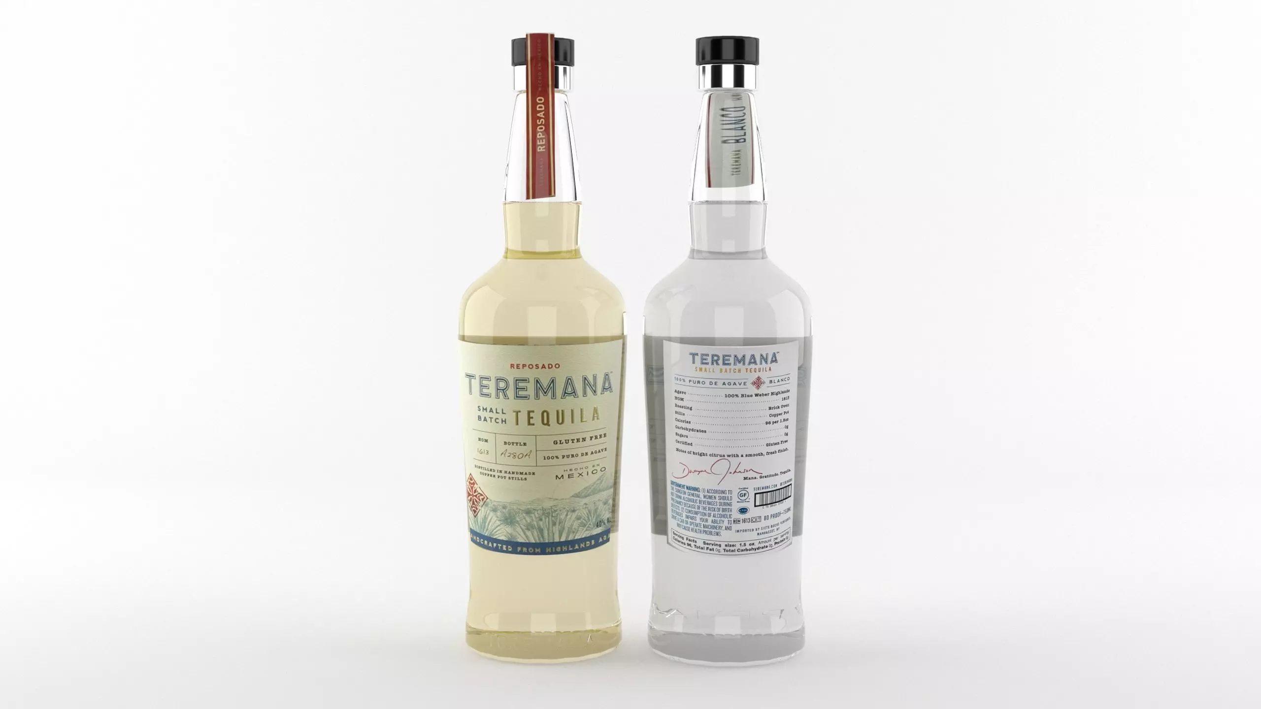 Teremana Tequila 3D Model Ready For Render 3D model