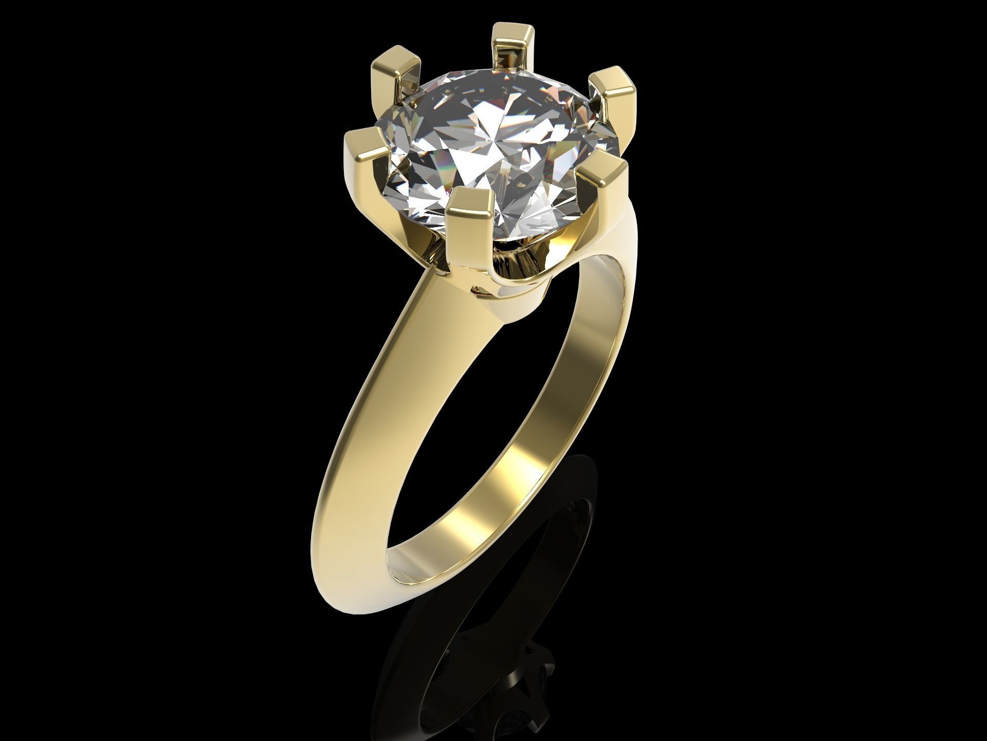 100 jewelry design rings  3D print model_52