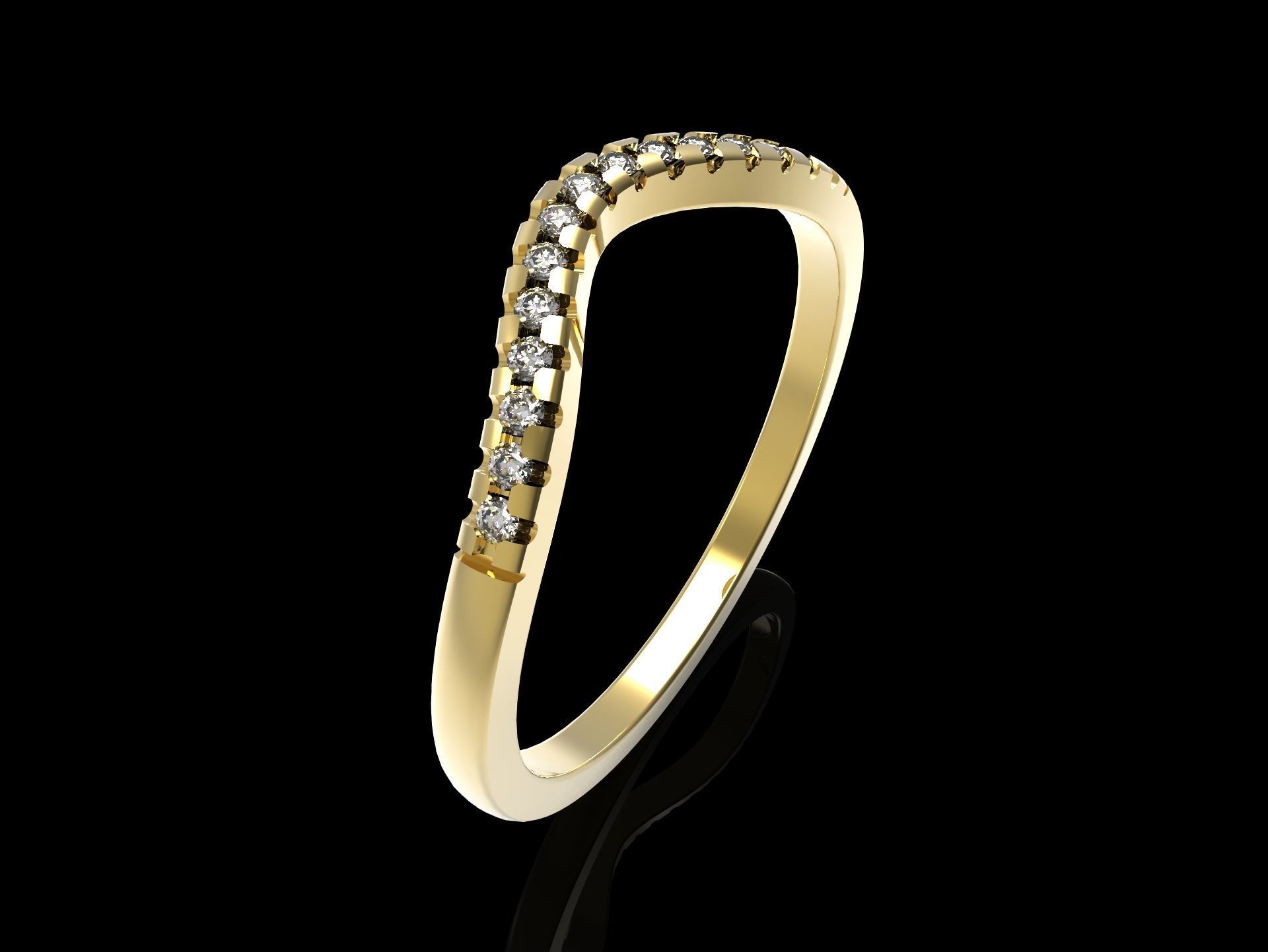 100 jewelry design rings  3D print model_20