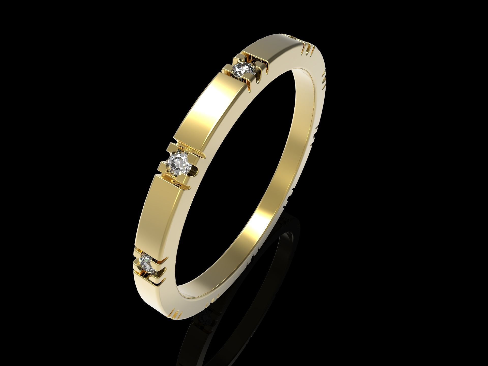 100 jewelry design rings  3D print model_54