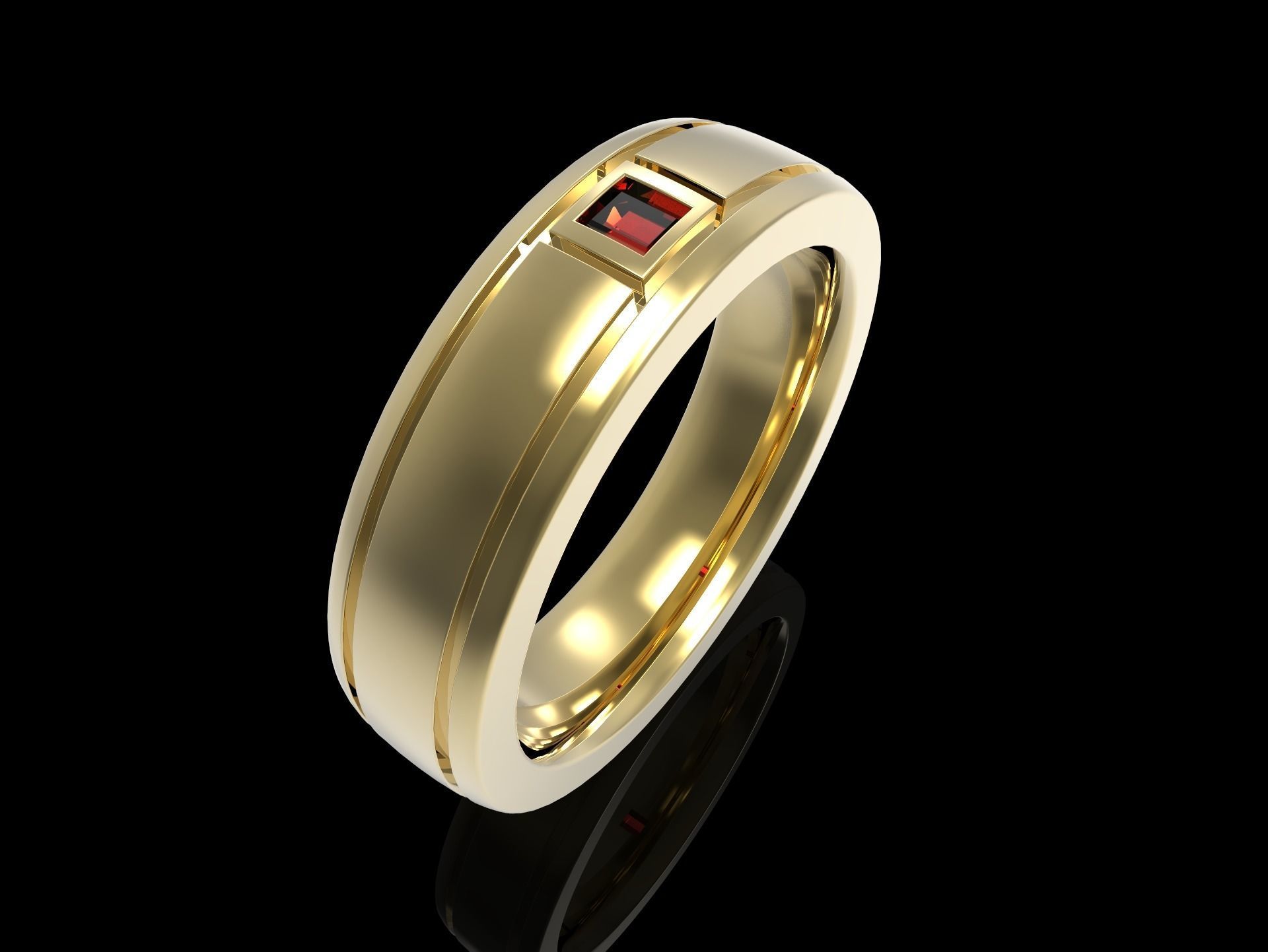 100 jewelry design rings  3D print model_44