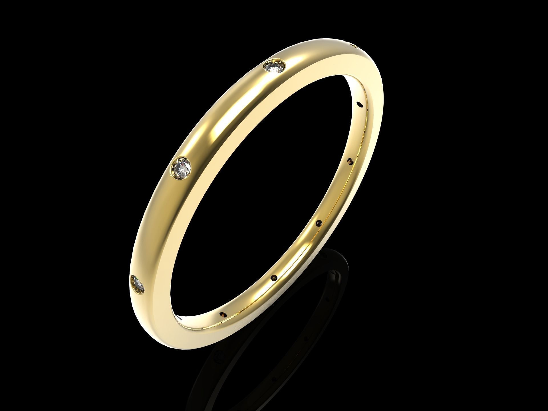 100 jewelry design rings  3D print model_53