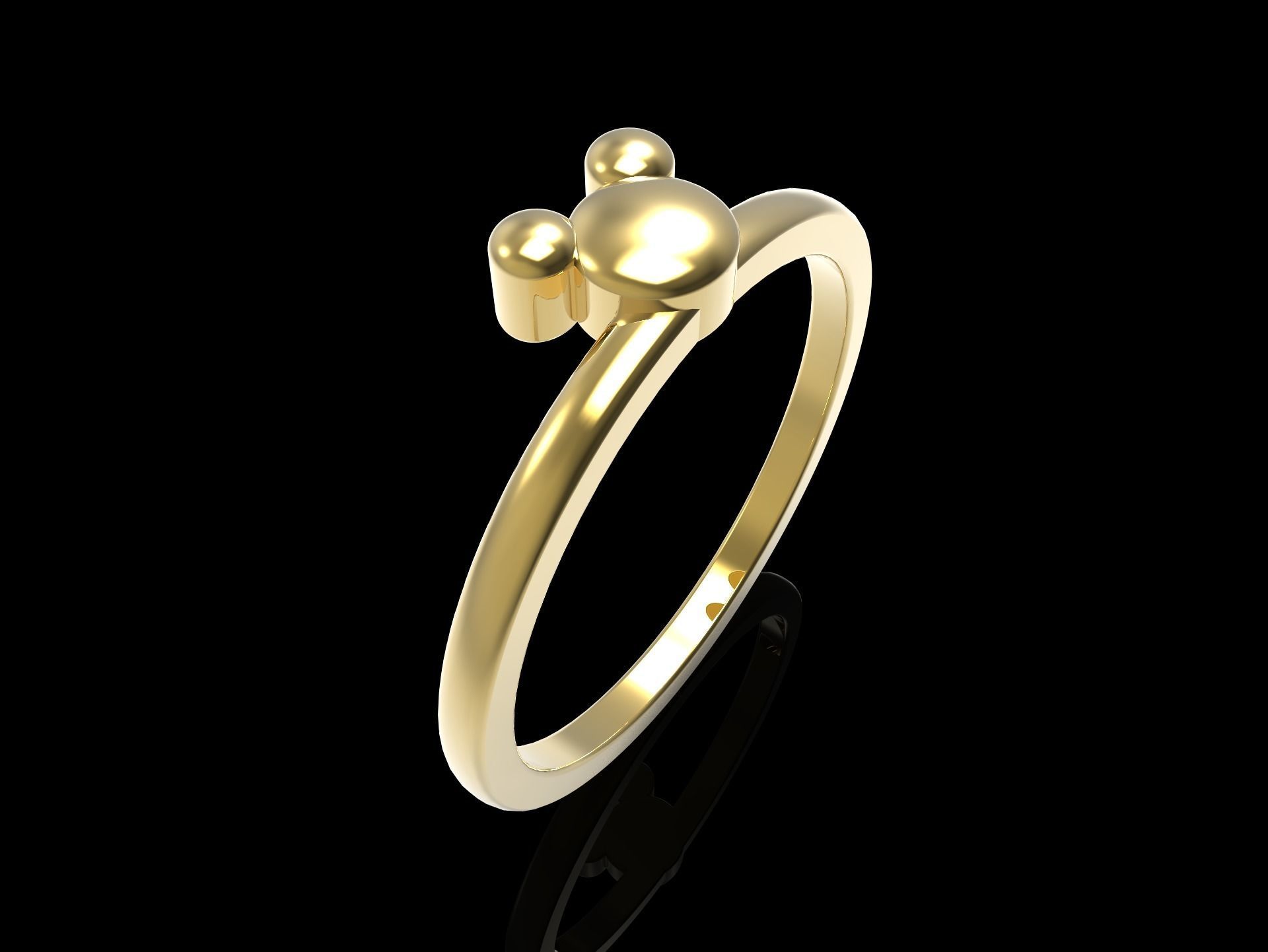 100 jewelry design rings  3D print model_26