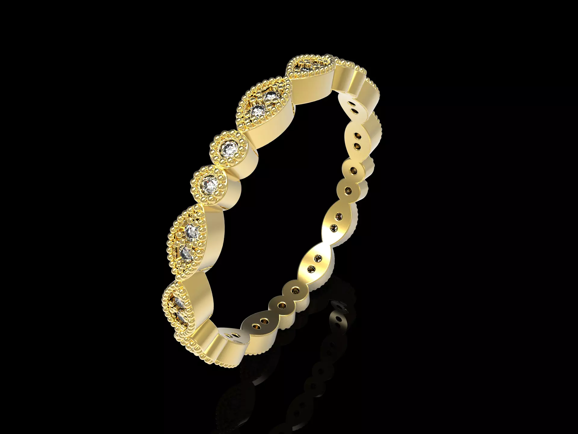 100 jewelry design rings  3D print model_0