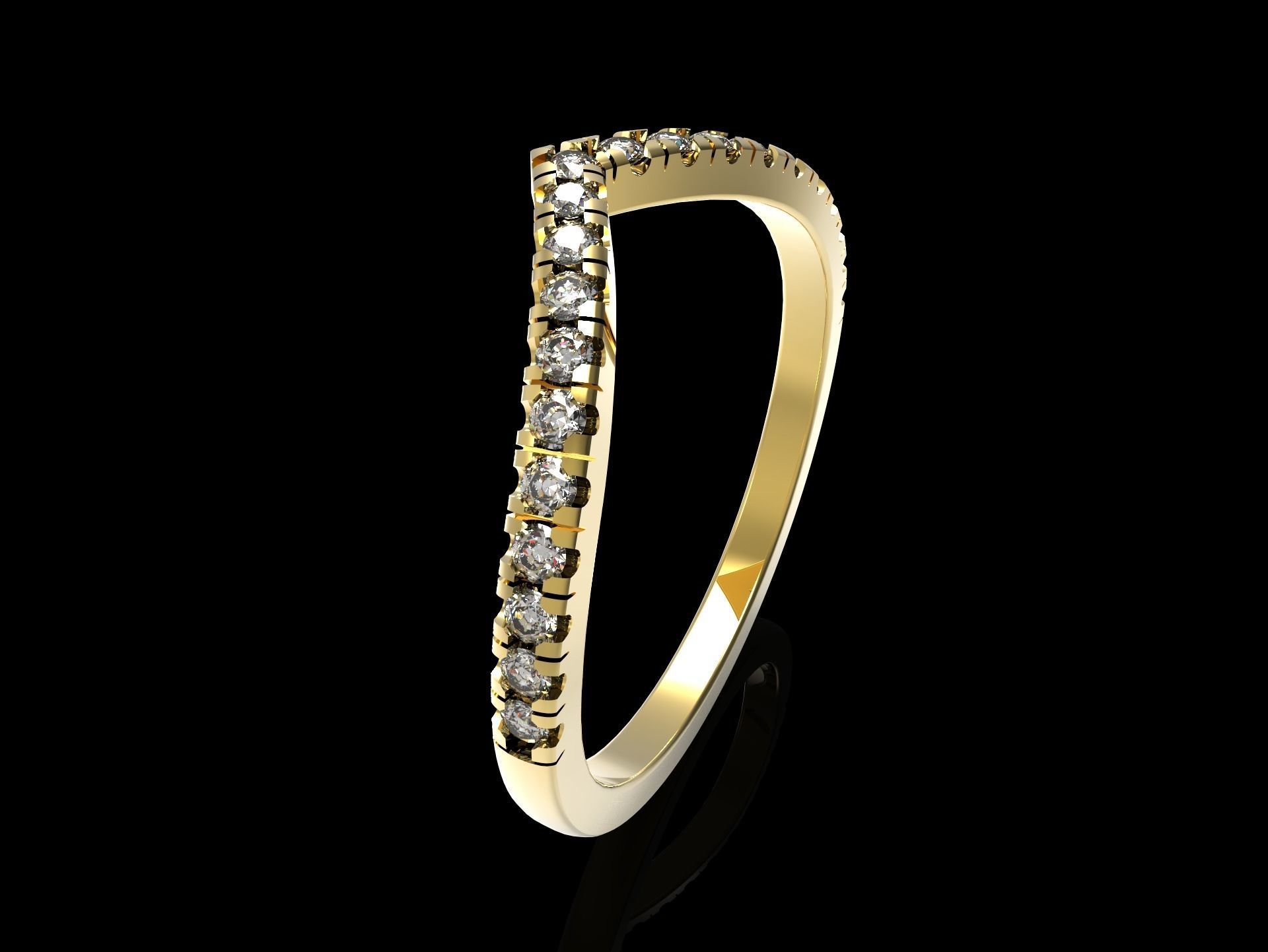 100 jewelry design rings  3D print model_84