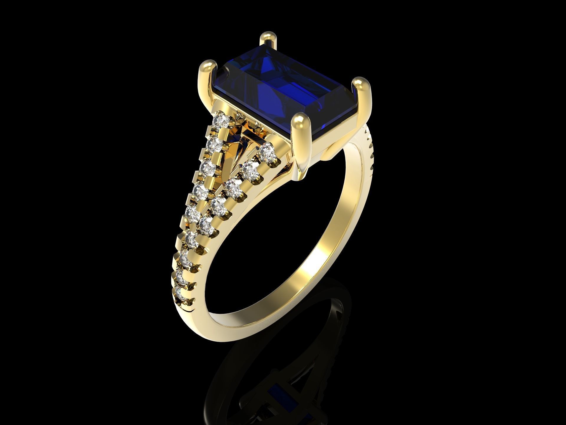100 jewelry design rings  3D print model_78