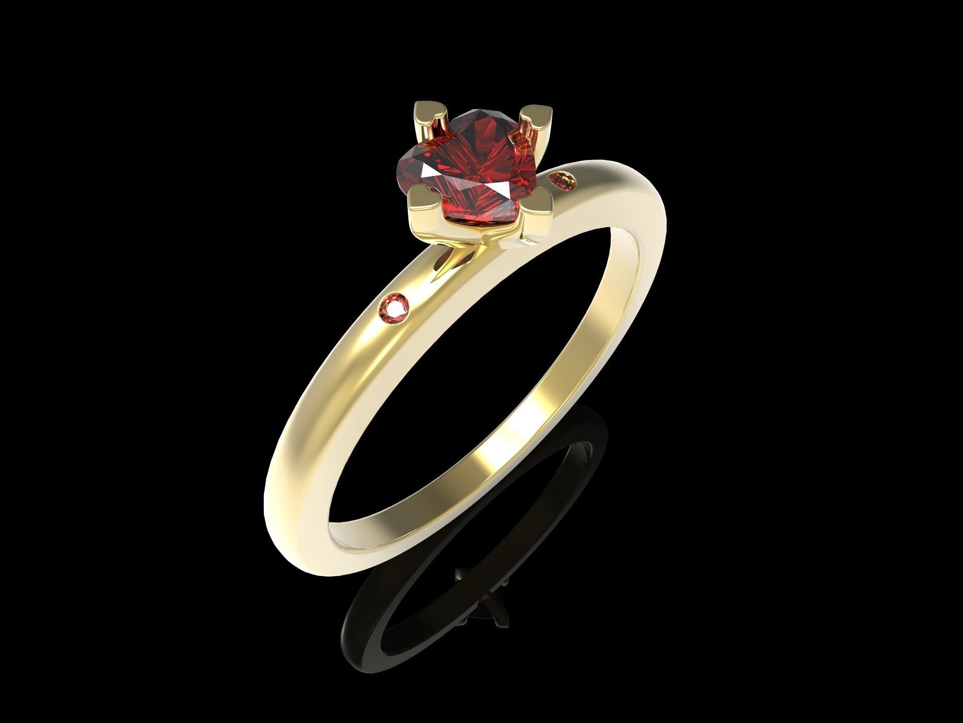 100 jewelry design rings  3D print model_72