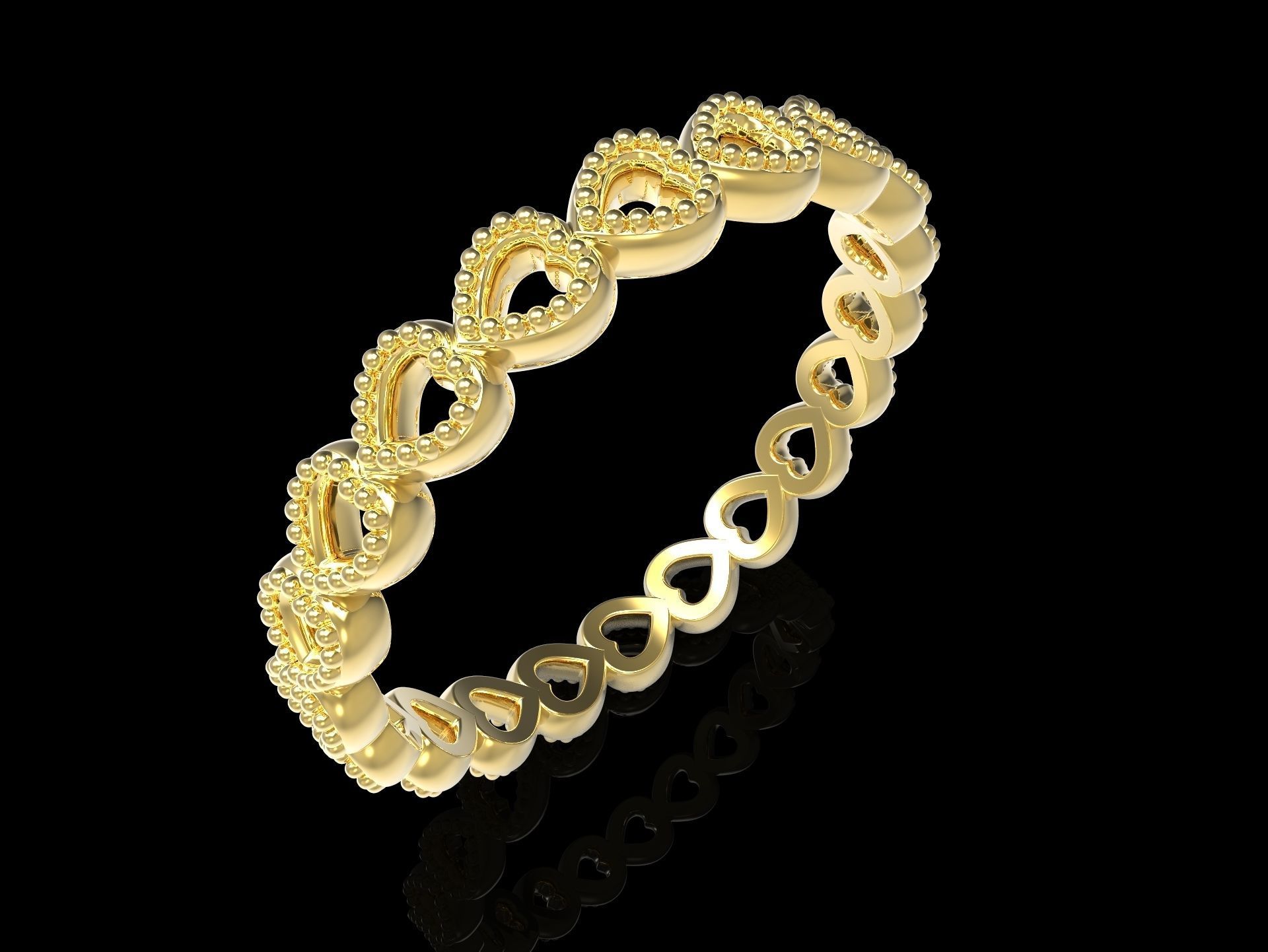 100 jewelry design rings  3D print model_4