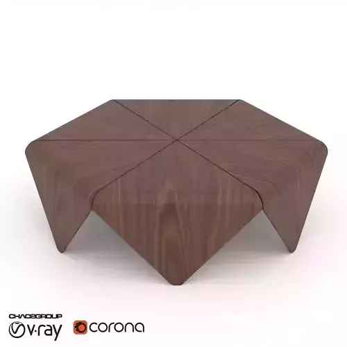 Petals Coffe Table - Corona - Vray