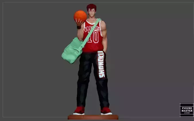 SAKURAGI SPORTS WEAR SLAMDUNK BASKETBALL PLAYER ANIME 3D print model