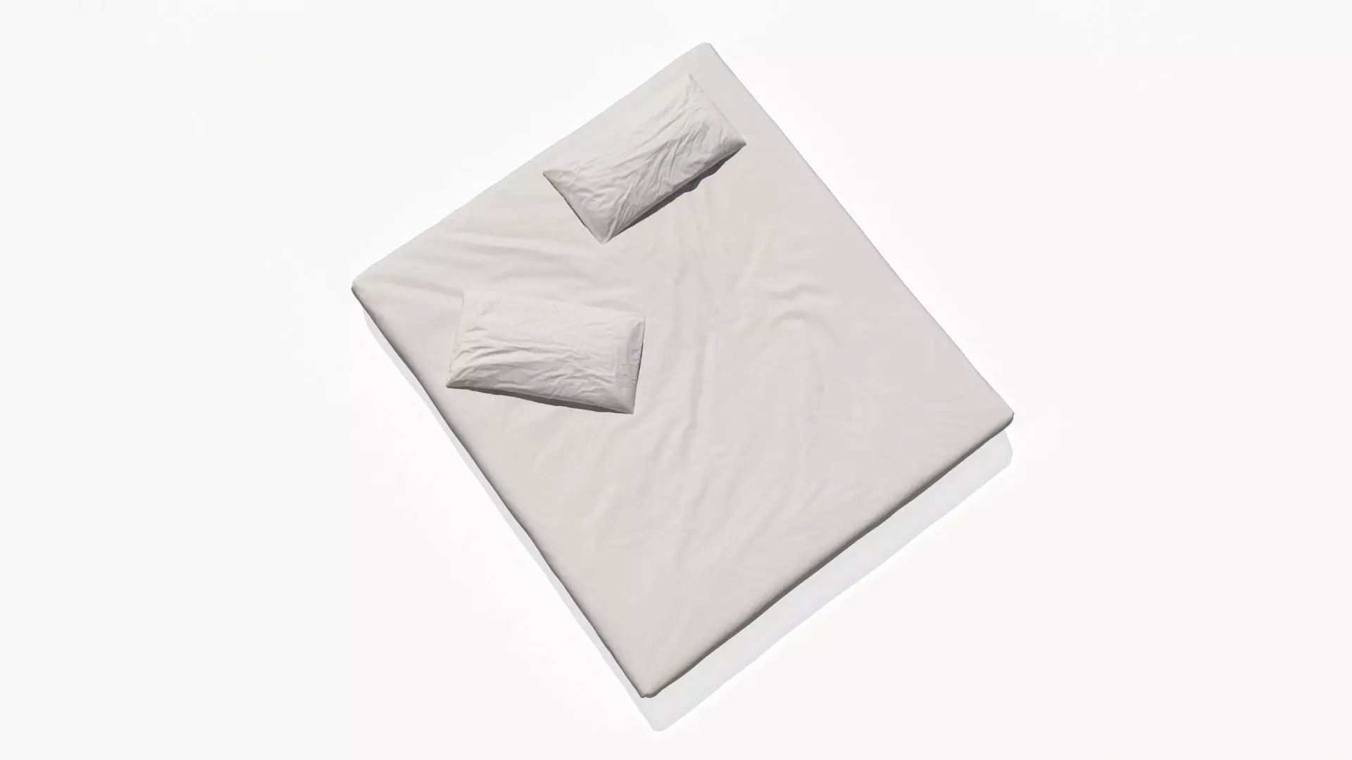 Mattress and Pillow Free 3D model