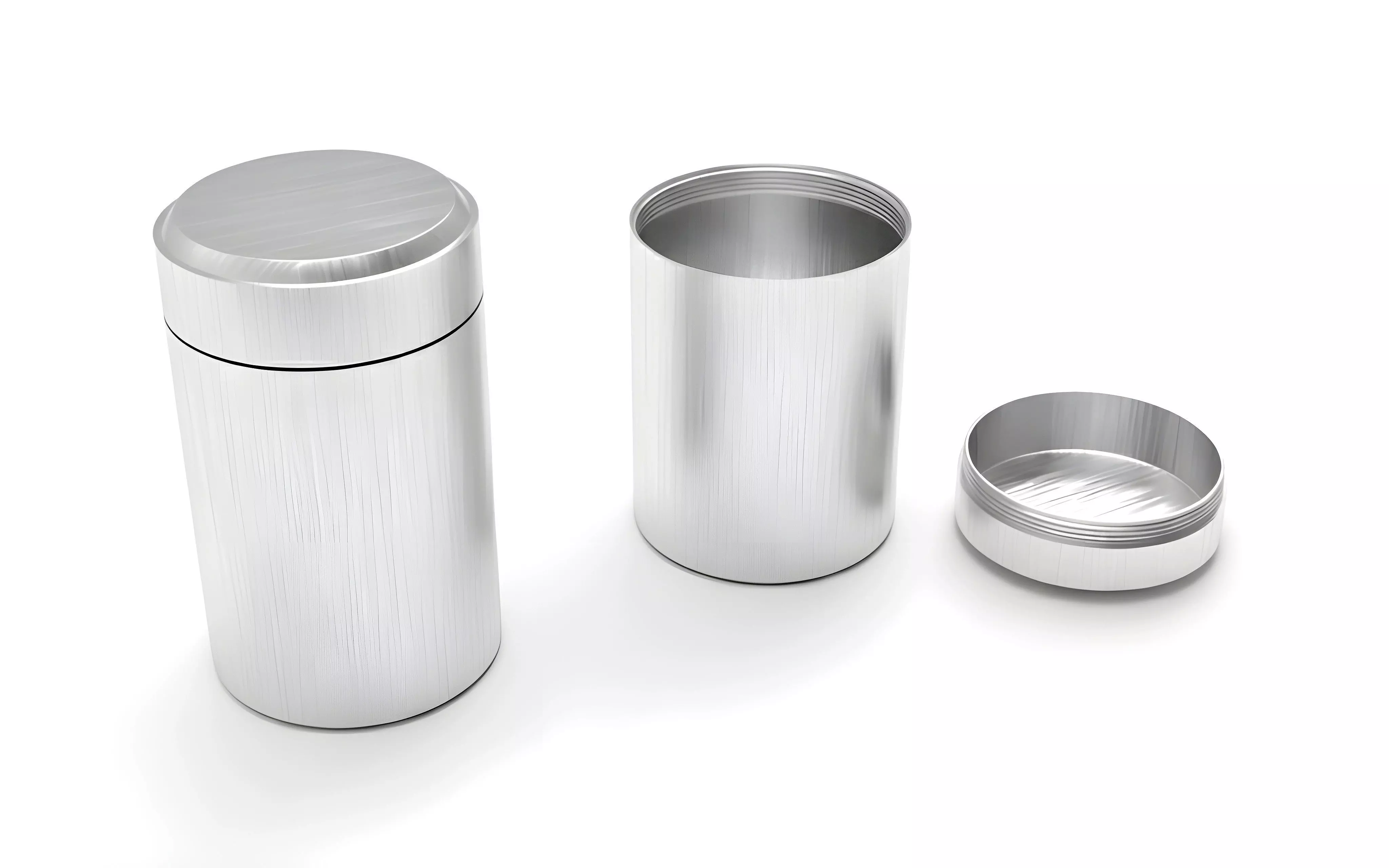 Aluminium Pot 3D Model 3D model_0