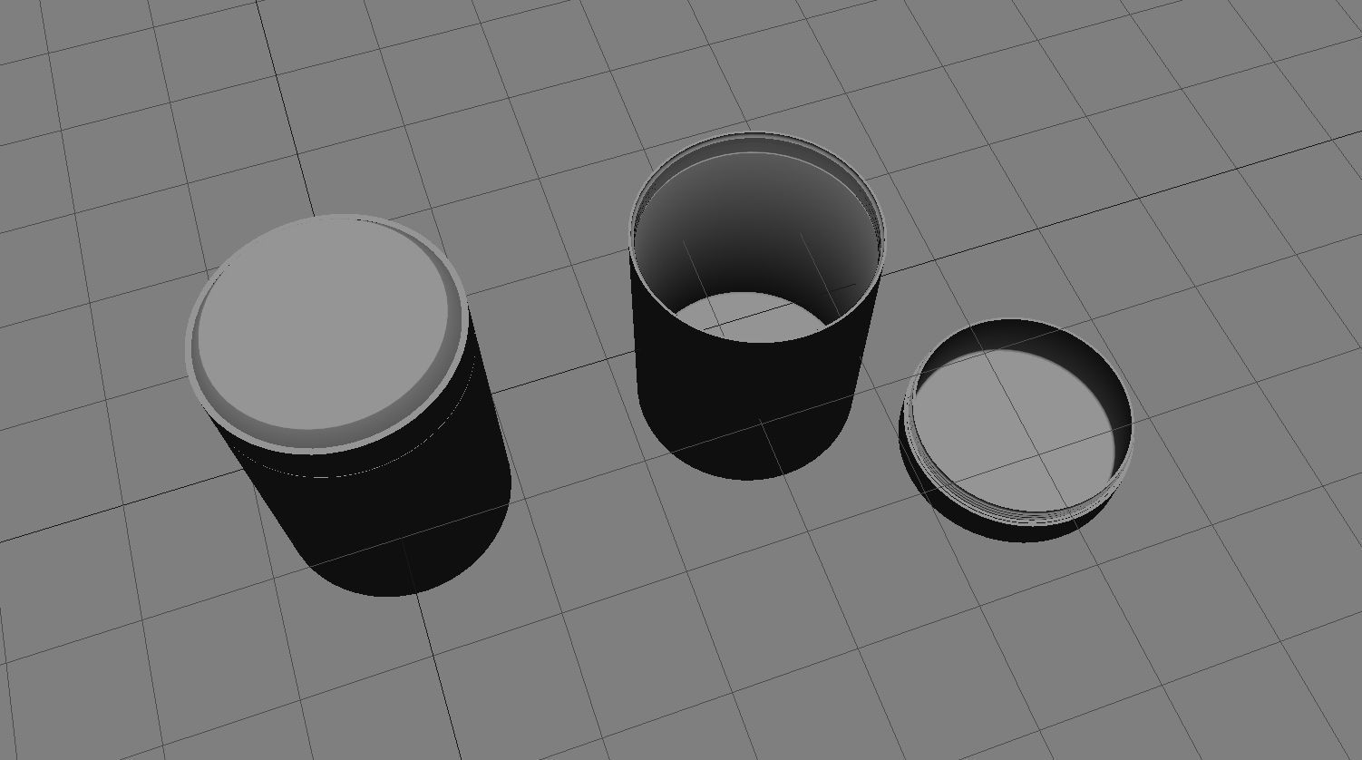 Aluminium Pot 3D Model 3D model_3