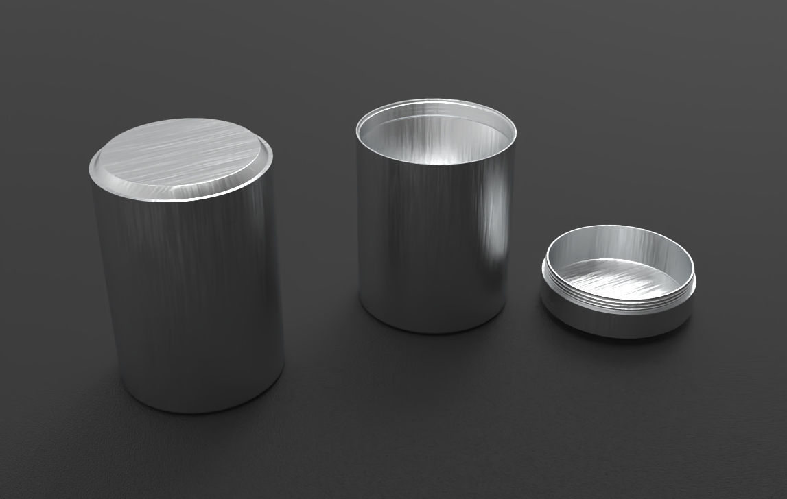 Aluminium Pot 3D Model 3D model_6