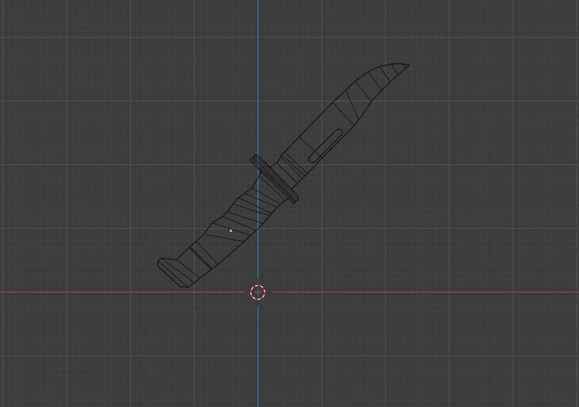 Low Poly Combat Knife free VR / AR / low-poly 3D model | CGTrader