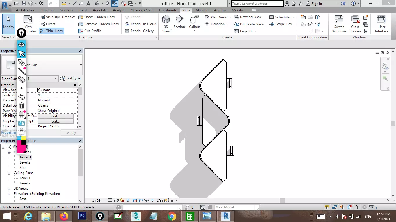 Revit cubicle designs 3D model_0