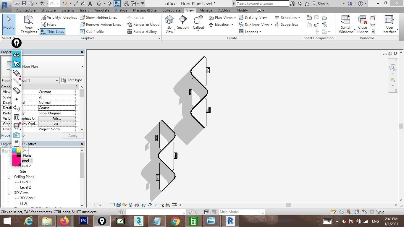 Revit cubicle designs 3D model_3