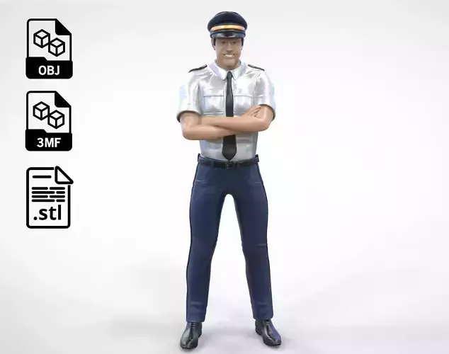 N1 Standing Pilot 1 64 Miniature