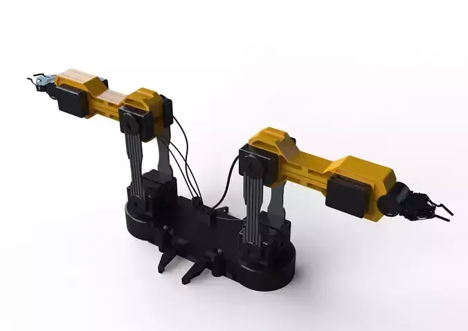 mech arm robotic double scifi 