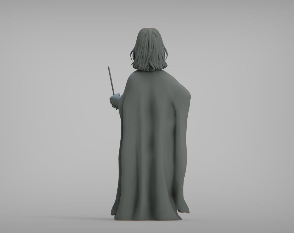Severus Snape cartoon 3D print model_4
