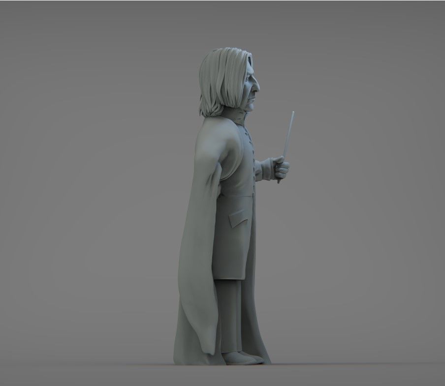 Severus Snape cartoon 3D print model_5