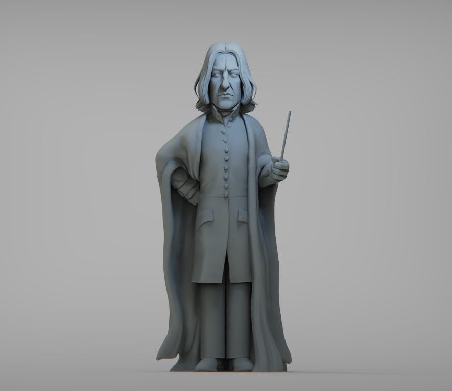 Severus Snape cartoon 3D print model_1