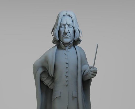 Severus Snape cartoon 3D print model_0
