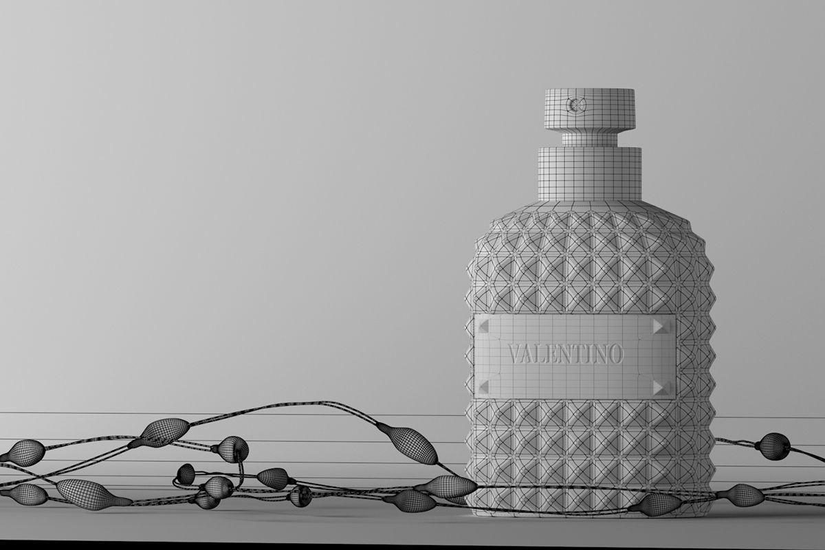 Valentino Perfume 3D model_1