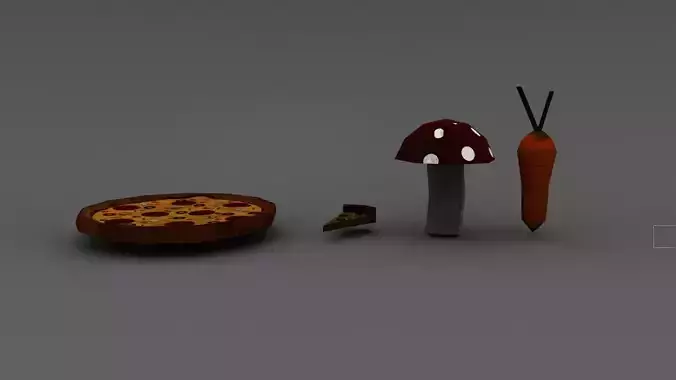 LowPoly Food Assets