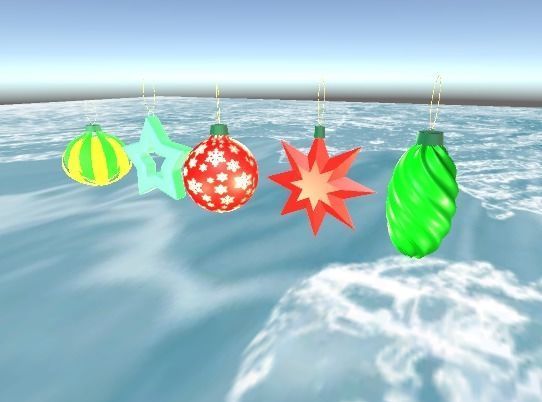 Christmas tree toys 3D model_5