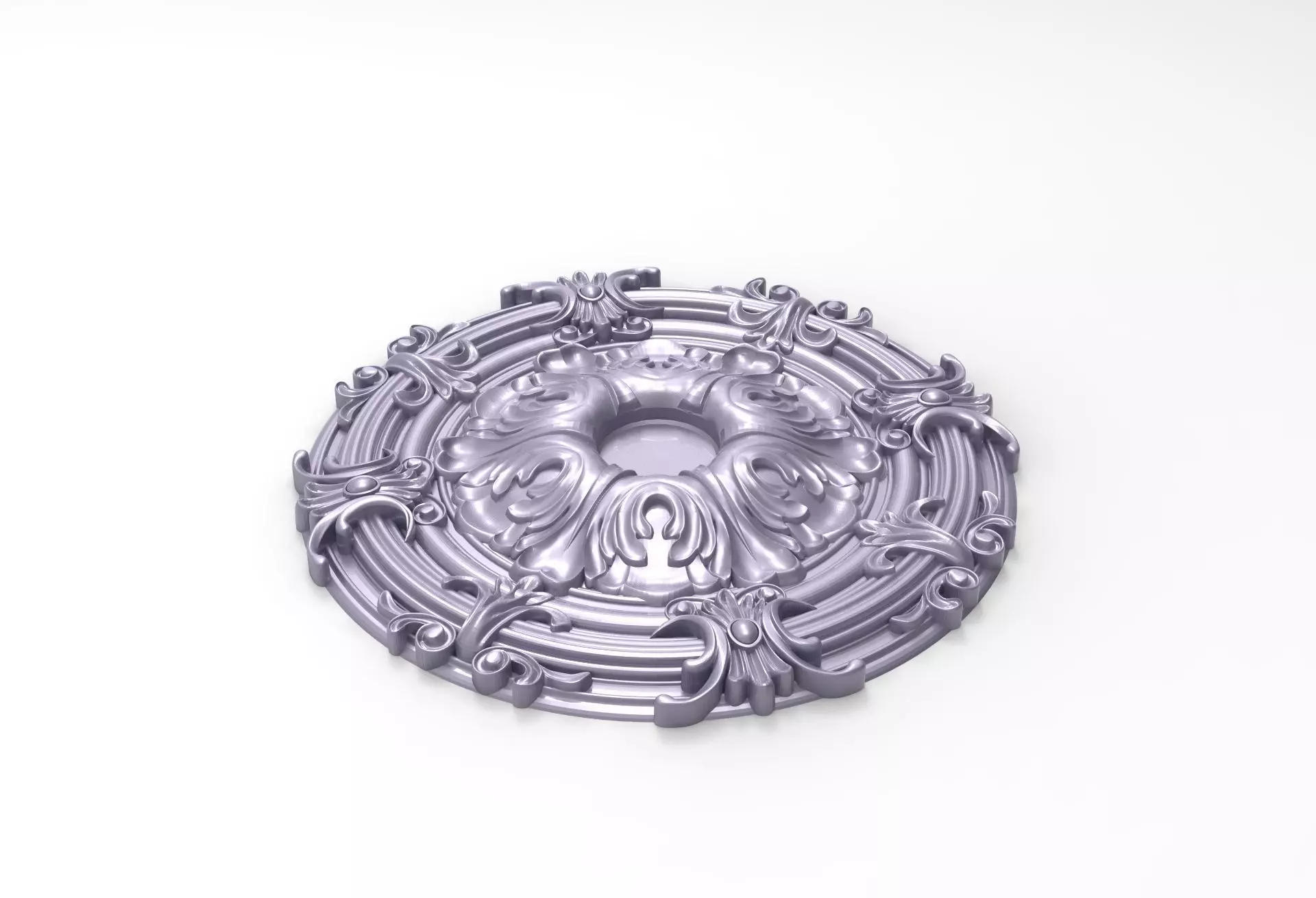 wood carving relief 3D print model_0