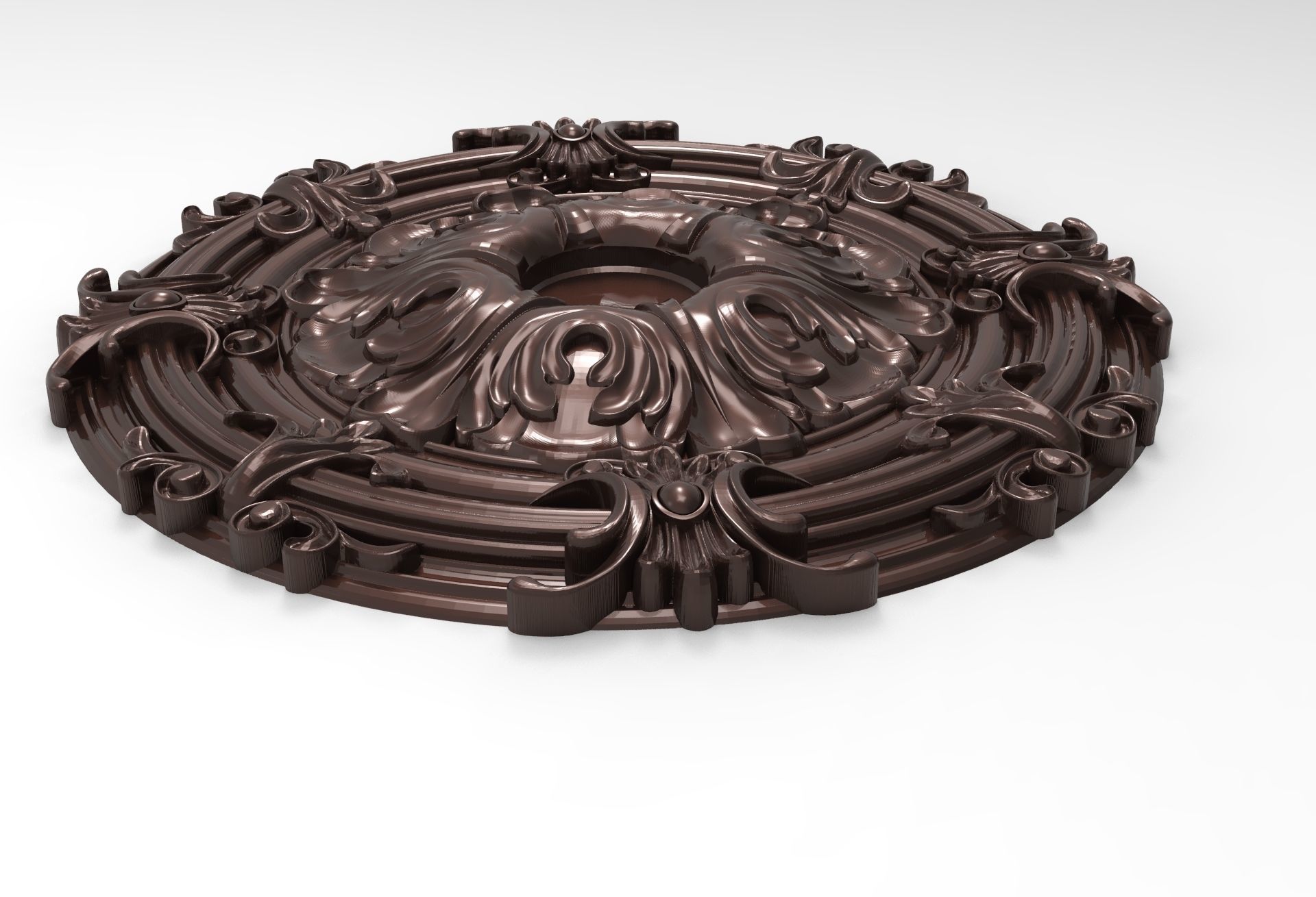 wood carving relief 3D print model_5
