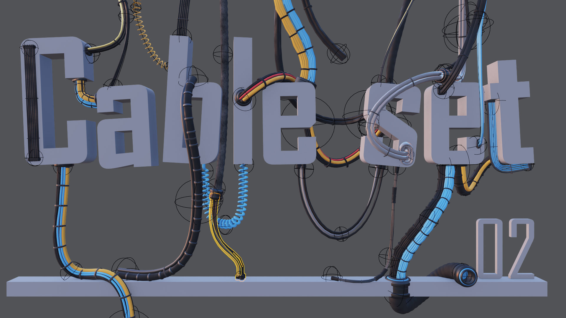 cable set 02 3D model_5